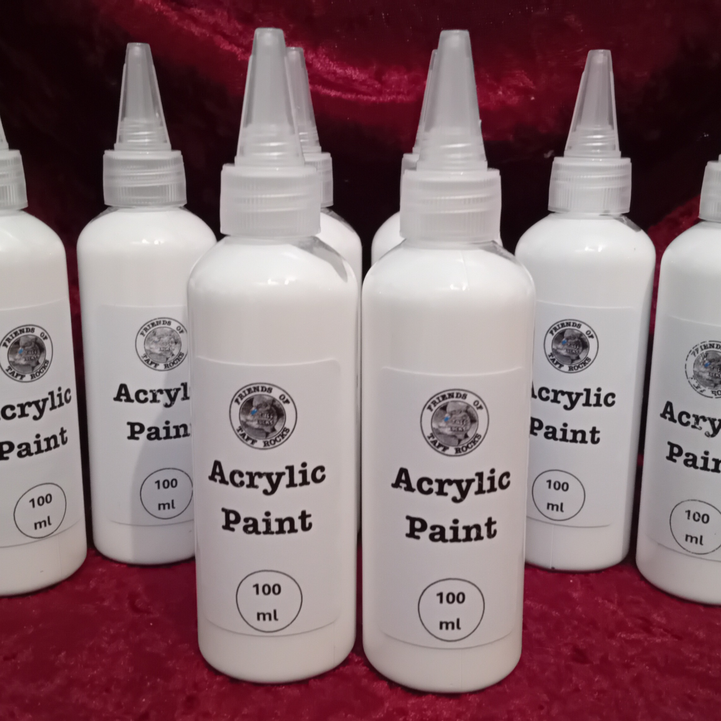White acrylic paint